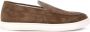 Brunello Cucinelli Suede Slip-on Sneakers - Thumbnail 1