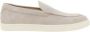 Brunello Cucinelli Suède Slip-on Sneakers met Rubberen Zool - Thumbnail 1