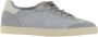 Brunello Cucinelli Suède Sneakers met Veters en Signature Print - Thumbnail 1