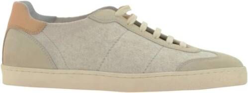 Brunello Cucinelli Suède Veterschoenen met Handtekeninglabel