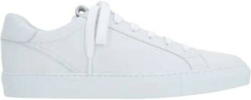 BRUNELLO CUCINELLI Witte lage sneakers met geborduurde inzet White Dames