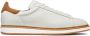 Brunello Cucinelli Witte Leren Sneaker met Logodetail - Thumbnail 1