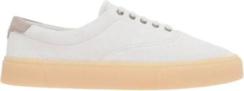 BRUNELLO CUCINELLI Witte Low-Top Suède Sneakers White Heren