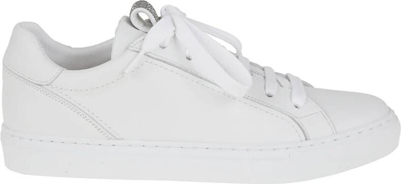 Brunello Cucinelli Witte Sneakers met Monili Detail