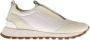 BRUNELLO CUCINELLI Witte Suède Sneakers met Monile Inzet White Dames - Thumbnail 1