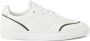 Brunello Cucinelli Witte Veterschoenen Platte Rubberen Zool - Thumbnail 1
