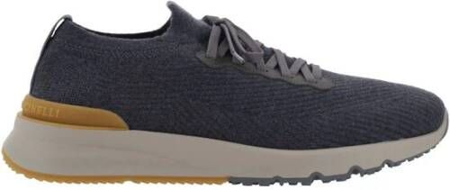 Brunello Cucinelli Wollen Sneakers met Eigentijdse Stijl