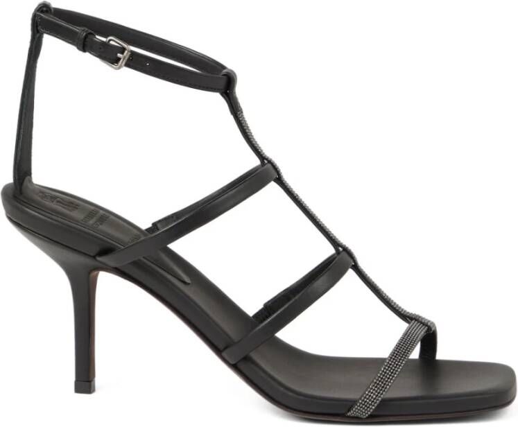 Brunello Cucinelli Zwarte Multi-Way Strap Hakken