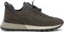 Brunello Cucinelli Zwarte Sneakers Slip-On Stretch Gebreid - Thumbnail 1