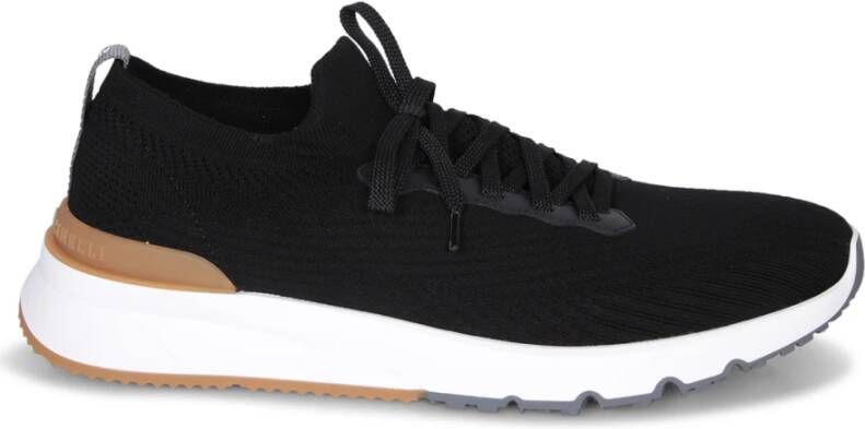 Brunello Cucinelli Zwarte Sneakers voor Mannen Aw25