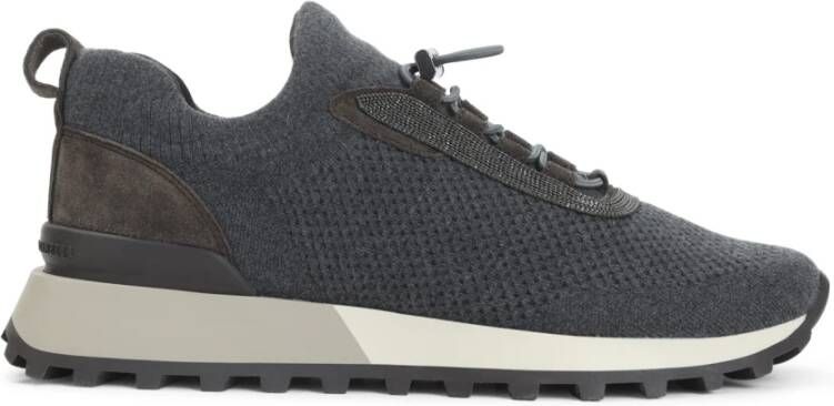 Brunello Cucinelli Zwarte Sneakers voor Vrouwen Aw25