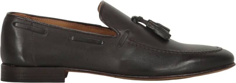 Bruno Magli Kalfsleren Loafers met Kwastjes Brown Heren