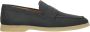 Bruno Magli Klassieke Leren Loafers Ronde Neus Blue Heren - Thumbnail 1