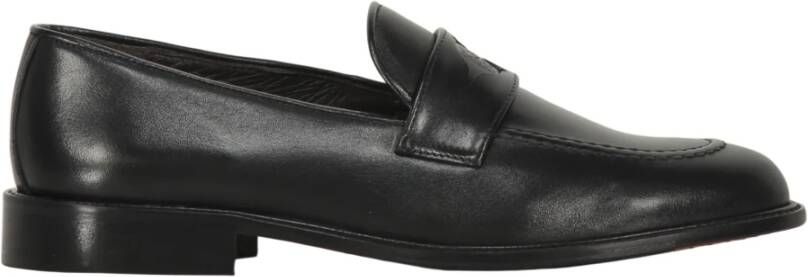 Bruno Magli Klassieke leren pennyloafers Black Heren