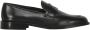 Bruno Magli Klassieke leren pennyloafers Black Heren - Thumbnail 1