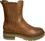 Bruno Premi Leren enkellaarzen rubberen zool rits Brown Dames - Thumbnail 1