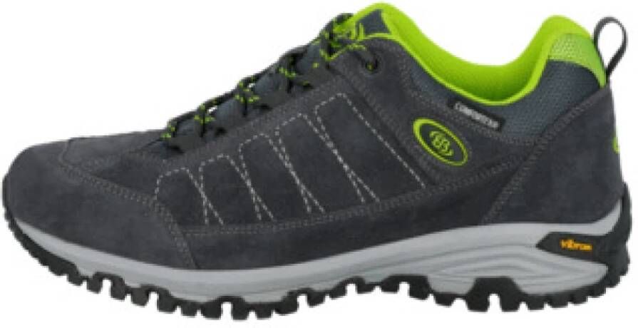 Brütting Grijze Heren Casual Veterschoenen