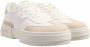 Buffalo Beige en witte sneakers voor dames - Thumbnail 1
