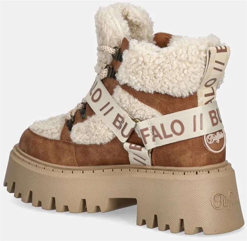 Buffalo Plateaulaarsjes Aspen Com Mid Warm Winterboots veterboots enkellaarsje met knuffelige warme voering - Foto 6