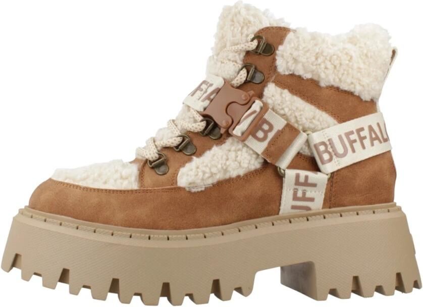 Buffalo Plateaulaarsjes Aspen Com Mid Warm Winterboots veterboots enkellaarsje met knuffelige warme voering - Foto 10
