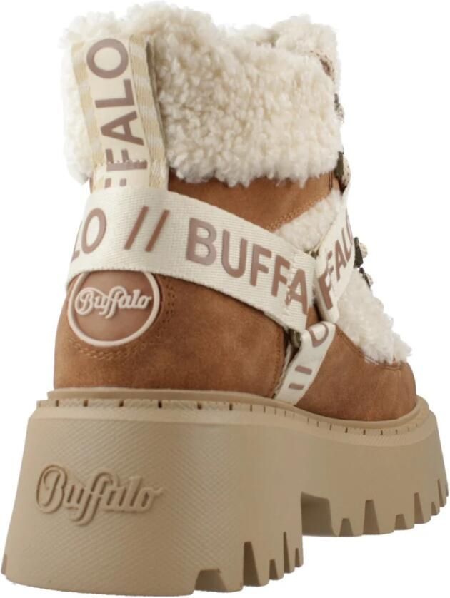 Buffalo Plateaulaarsjes Aspen Com Mid Warm Winterboots veterboots enkellaarsje met knuffelige warme voering - Foto 8