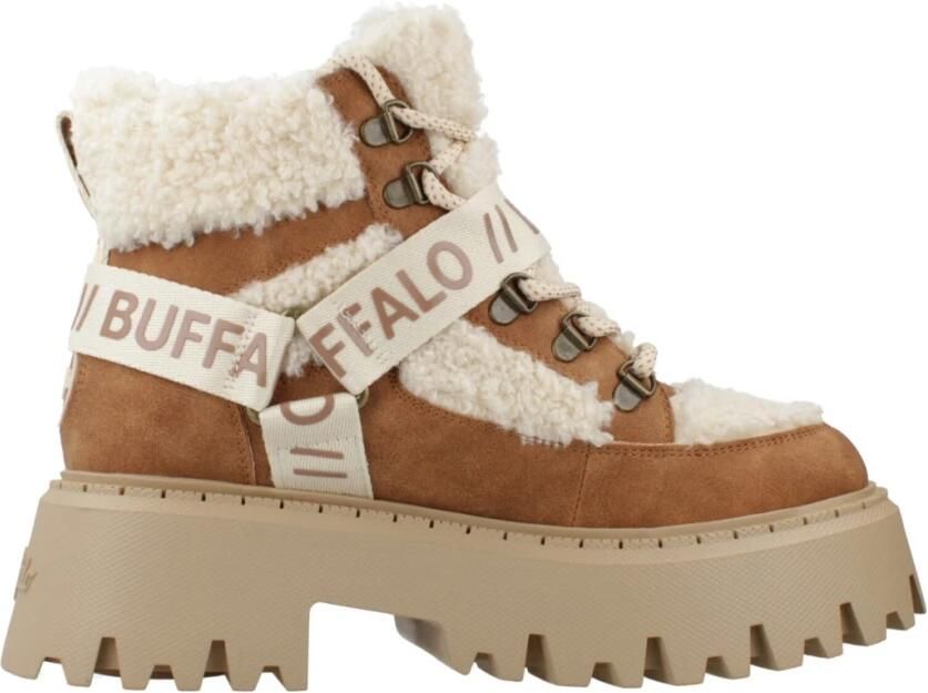Buffalo Plateaulaarsjes Aspen Com Mid Warm Winterboots veterboots enkellaarsje met knuffelige warme voering - Foto 9
