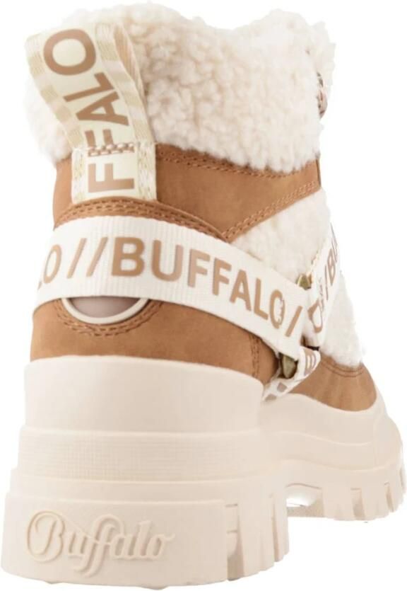 Buffalo Aspha Combat Mid Warm chunky teddy veterboots cognac - Foto 7