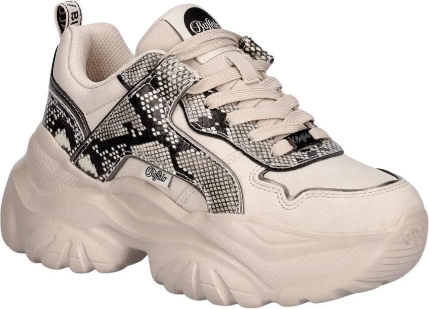BUFFALO Sneakers laag 'Bliss' crème zwart
