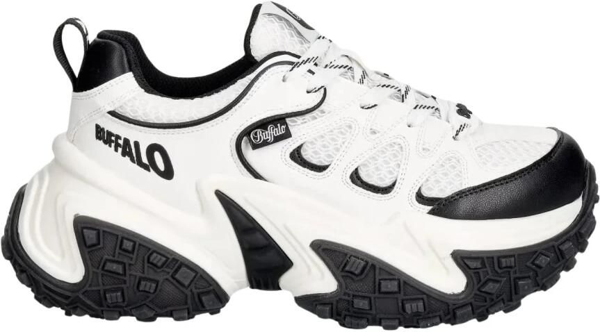 BUFFALO Sneakers laag 'Cerbo' zwart wit