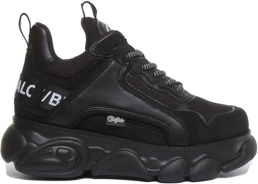 Buffalo Chai dames dad sneaker Zwart wit