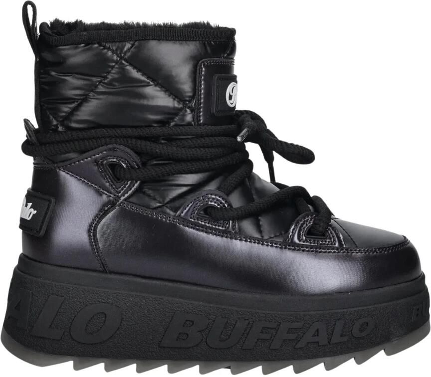 Buffalo Snowboots Eliza Winterboots veterboots instaplaarzen met warme voering
