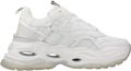 Buffalo Triplet Hollow Dames Schoenen Silver Textil Leer Synthetisch Foot Locker - Wit