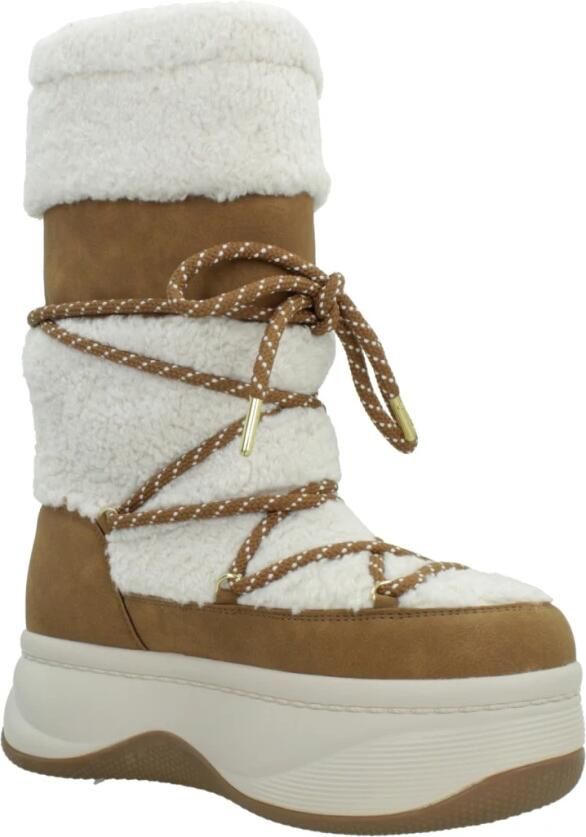 Buffalo dames-sneeuwlaarzen Orcus Snow Hi beige-bruin - Foto 8