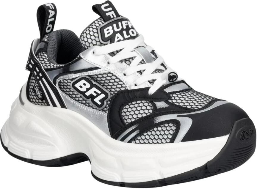 BUFFALO Sneakers laag 'Ridr' grijs zwart zilver wit