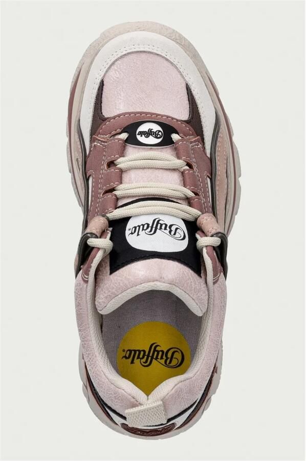 BUFFALO Sneakers laag crème camel ombergrijs rosé