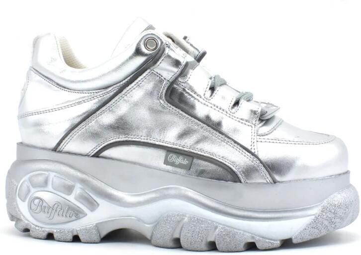 Buffalo Metallic Zilveren Sneakers London Classic Low - Foto 4