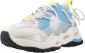 Buffalo Stijlvolle Vetersneakers voor Vrouwen - Blauw