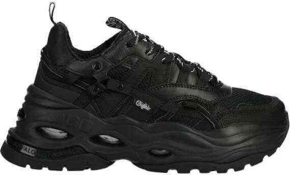 Buffalo Triplet Hollow Vegan Nappa Sneakers zwart Polyurethaan Street wear