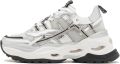 Buffalo Triplet Hollow Trendy Sneakers Dames beschikbare maaten - Wit