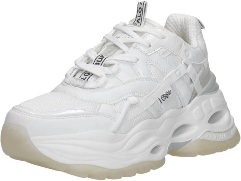 Buffalo Triplet Hollow Dames Schoenen Silver Textil Leer Synthetisch Foot Locker - Foto 5