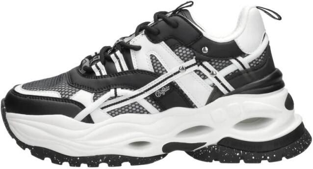 Buffalo Plateausneakers TRIPLET HOLLOW met memory foam-binnenzool vrijetijdsschoen halfhoge schoen veterschoen