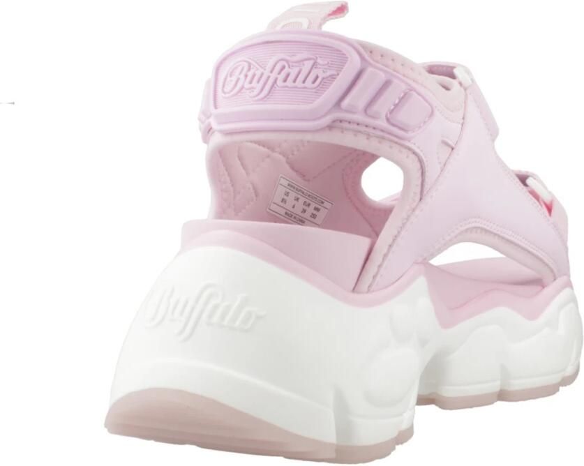 Buffalo Vegan Platte Sandalen Binary Track - Foto 2