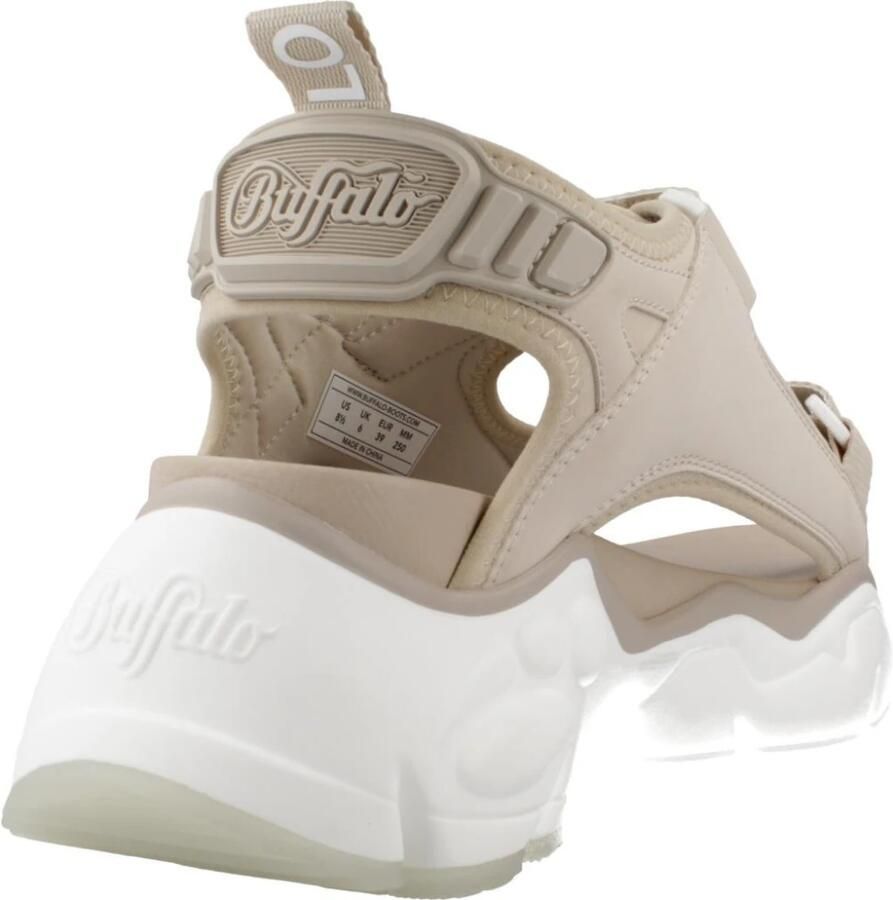 Buffalo Vegan Platte Sandalen Binary Track - Foto 3