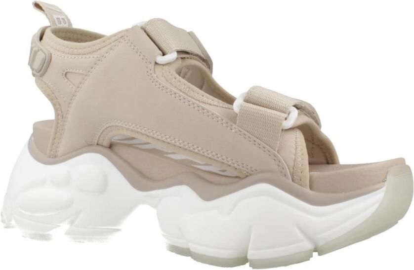 Buffalo Vegan Platte Sandalen Binary Track - Foto 2