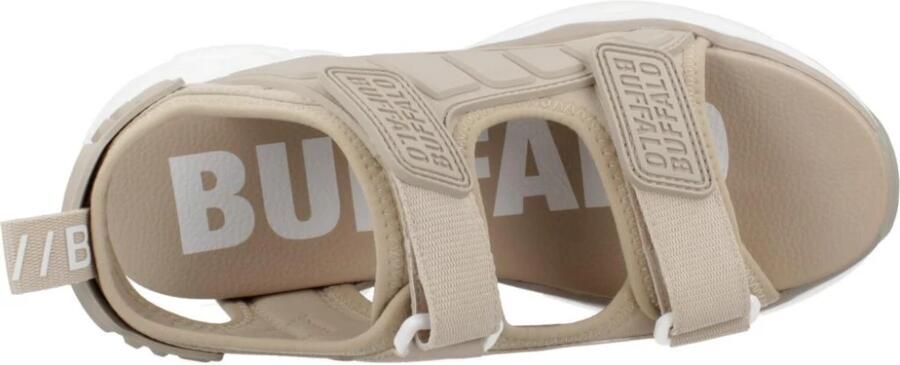 Buffalo Vegan Platte Sandalen Binary Track - Foto 4
