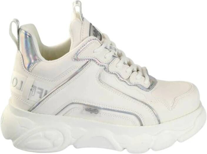 Buffalo Chai Offwhite Silver Stijlvolle Sneakers