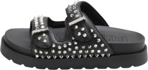 Buffalo Damessandalen Eve stud Zwart Dames