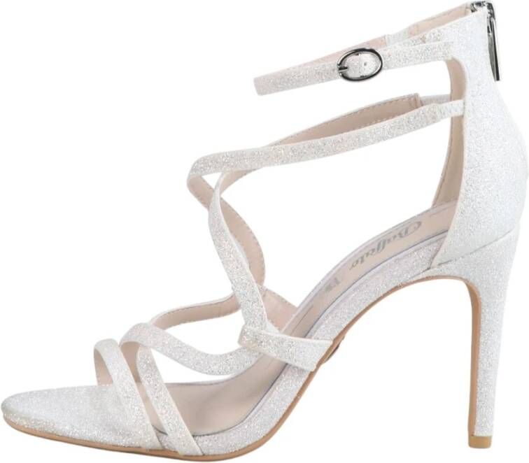 Buffalo Sandalen Sandales pailleté à talon femme Yvonne