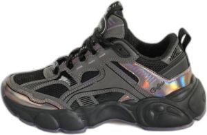 Buffalo Damestrainers van textiel Cld Run Jog Zwart Dames