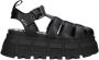 Buffalo Vrouwensandalen van veganistisch nappa Ava Fisher Zwart Dames - Thumbnail 2